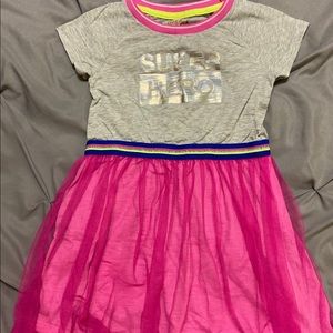 For Girls- Pink and gray dress